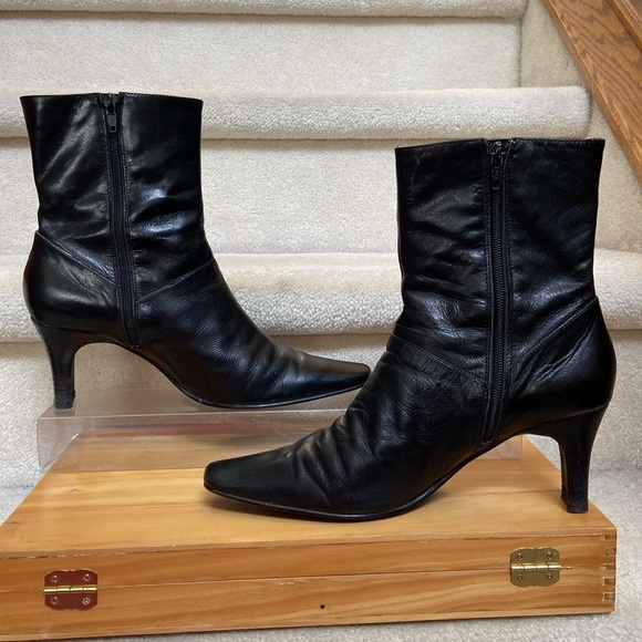 rinaldi leather ankle boots with heels - Picture 2 of 15